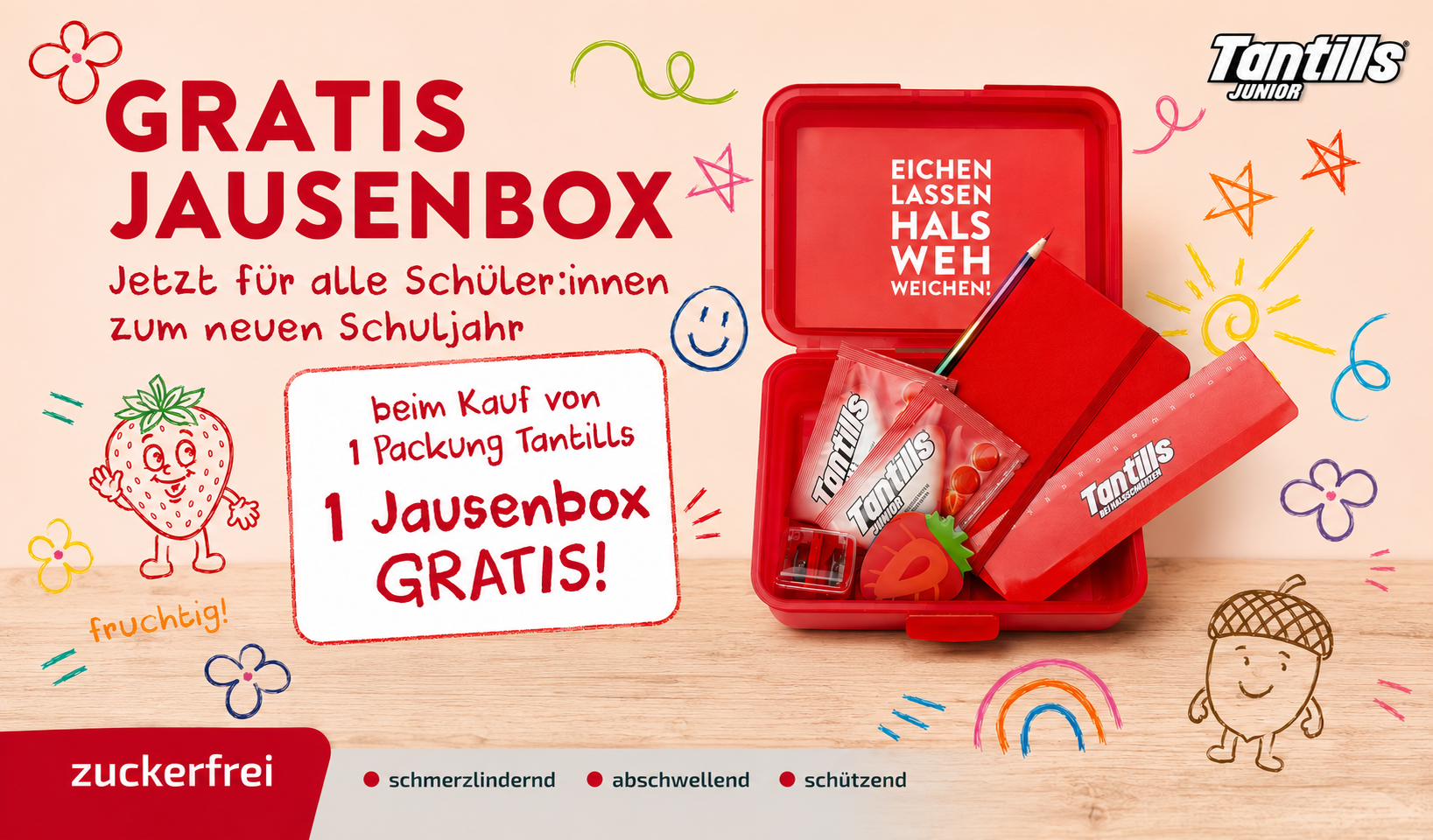 Tantills Junior – Gratis Jausenbox Aktion